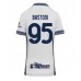 Inter Milan Alessandro Bastoni #95 Borte Drakt Dame 2024-25 Kortermet